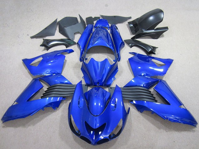 2006-2011 Blue Kawasaki ZX14R ZZR1400 Motorbike Fairing Kits 2006-2011 Blue Kawasaki ZX14R ZZR1400 Motorbike Fairing Kits
