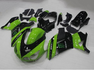 2006-2011 Green Monster Kawasaki ZX14R ZZR1400 Motorbike Fairing
