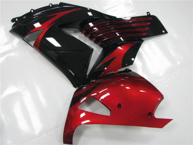 2006-2011 Red Black Kawasaki ZX14R ZZR1400 Motorcycle Fairing Kits