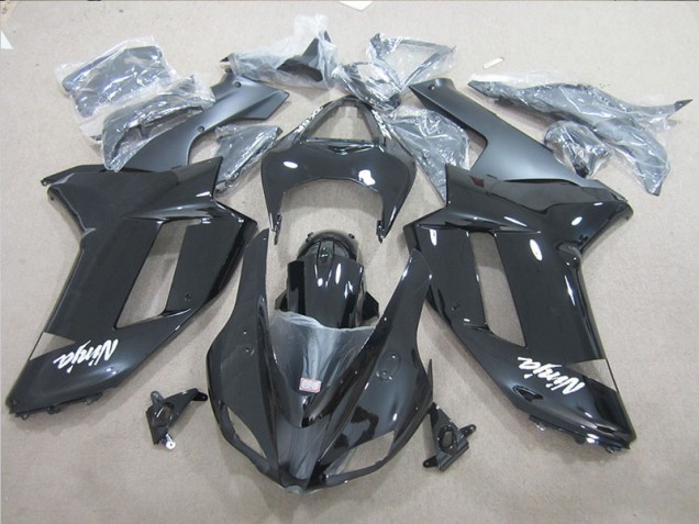 2007-2008 Black Ninja Kawasaki ZX6R Motor Bike Fairings 2007-2008 Black Ninja Kawasaki ZX6R Motor Bike Fairings