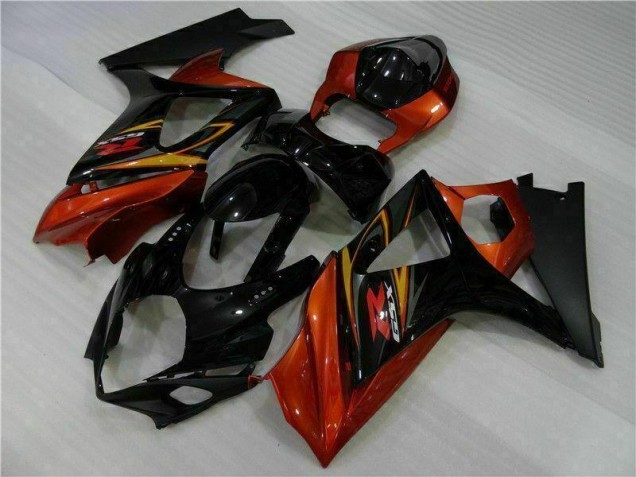 2007-2008 Black Suzuki GSXR 1000 K7 Motorcycle Fairing Kit 2007-2008 Black Suzuki GSXR 1000 K7 Motorcycle Fairing Kit