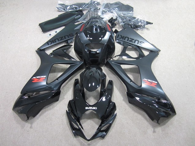 2007-2008 Black Suzuki GSXR1000 Motorcycle Fairing Kits 2007-2008 Black Suzuki GSXR1000 Motorcycle Fairing Kits