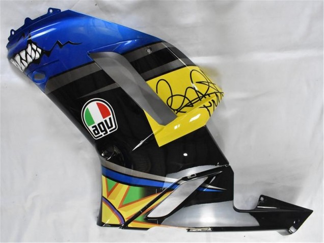 2007-2008 Blue Shark Kawasaki ZX6R Replacement Motorcycle Fairings 2007-2008 Blue Shark Kawasaki ZX6R Replacement Motorcycle Fairings