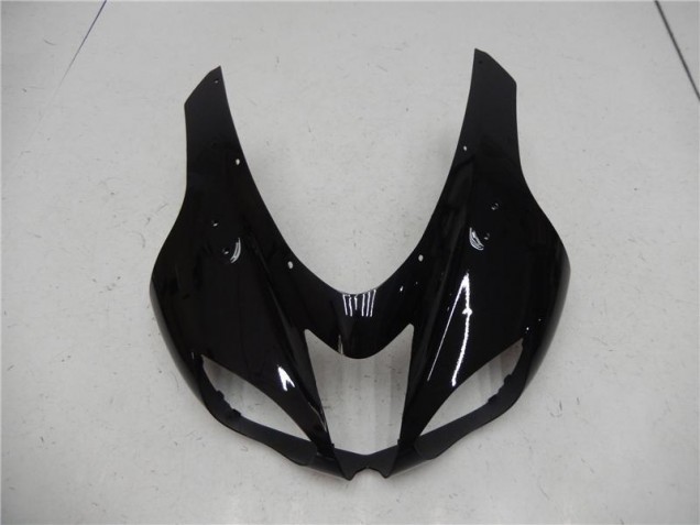 2007-2008 Glossy Black Kawasaki ZX6R Motorcycle Bodywork 2007-2008 Glossy Black Kawasaki ZX6R Motorcycle Bodywork
