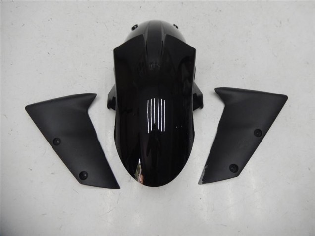 2007-2008 Glossy Black Kawasaki ZX6R Motorcycle Bodywork 2007-2008 Glossy Black Kawasaki ZX6R Motorcycle Bodywork