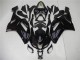 2007-2008 Glossy Black Kawasaki ZX6R Motorcycle Bodywork 2007-2008 Glossy Black Kawasaki ZX6R Motorcycle Bodywork