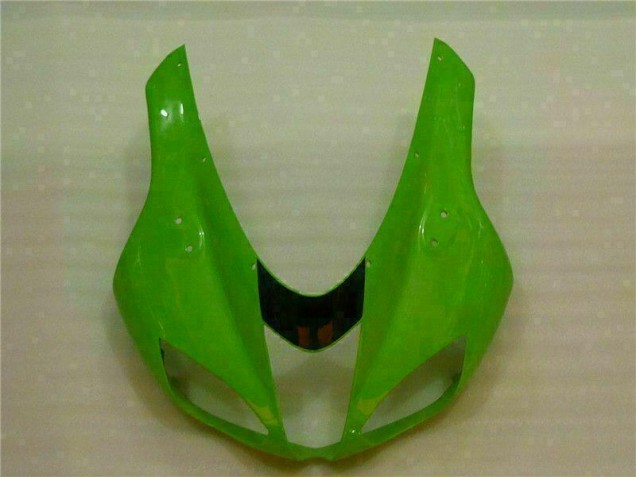 2007-2008 Green Black Dunlop Kawasaki ZX6R Motorbike Fairing Kits