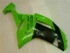 2007-2008 Green Black Dunlop Kawasaki ZX6R Motorbike Fairing Kits