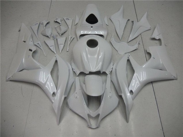 2007-2008 Pearl White Honda CBR600RR Motorbike Fairing 2007-2008 Pearl White Honda CBR600RR Motorbike Fairing