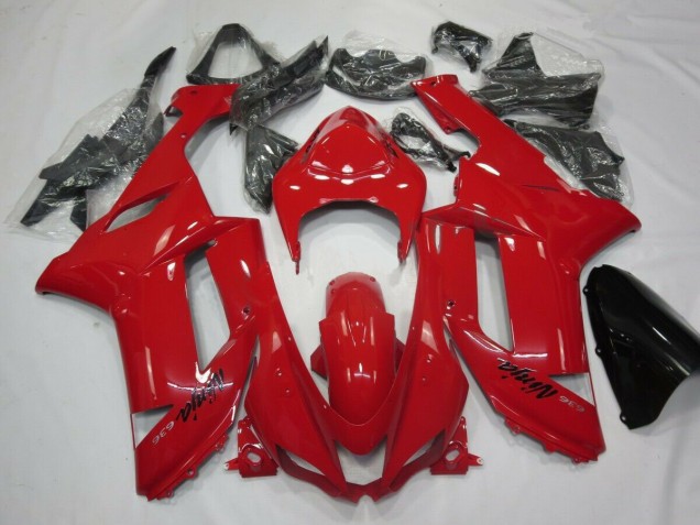 2007-2008 Red Kawasaki ZX6R Motor Fairings 2007-2008 Red Kawasaki ZX6R Motor Fairings