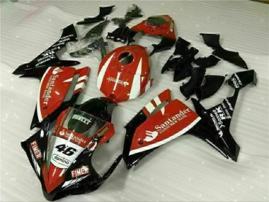 2007-2008 Red Yamaha YZF R1 Motorcycle Fairings Kit