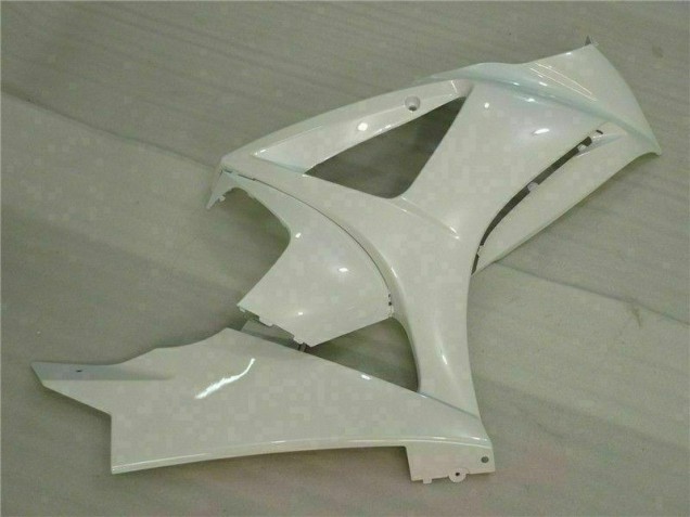 2007-2008 White Suzuki GSXR 1000 K7 Motorcycle Fairing 2007-2008 White Suzuki GSXR 1000 K7 Motorcycle Fairing