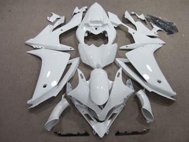 2007-2008 White Yamaha YZF R1 Motorcycle Fairings