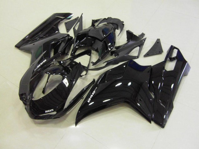 2007-2014 Glossy Black Ducati 848 1098 1198 Motorcycle Fairings 2007-2014 Glossy Black Ducati 848 1098 1198 Motorcycle Fairings