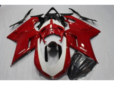 2007-2014 Red Ducati 1198 Motorcycle Fairing Kit