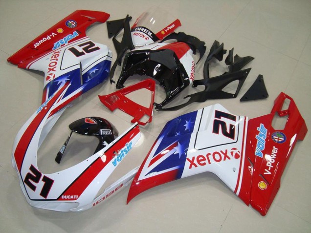 2007-2014 Xerox 21 Ducati 848 1098 1198 Moto Fairings 2007-2014 Xerox 21 Ducati 848 1098 1198 Moto Fairings