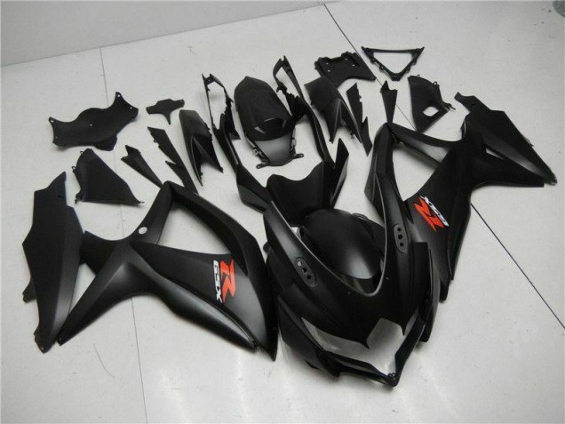 2008-2010 Black Suzuki GSXR 600/750 Motorcycle Fairings 2008-2010 Black Suzuki GSXR 600/750 Motorcycle Fairings