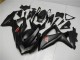 2008-2010 Black Suzuki GSXR 600/750 Motorcycle Fairings 2008-2010 Black Suzuki GSXR 600/750 Motorcycle Fairings