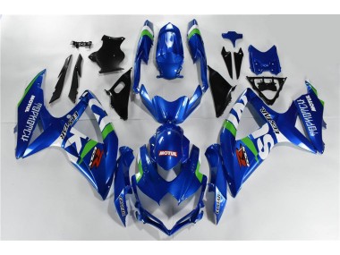 2008-2010 Blue White Green Suzuki GSXR 600/750 Motor Bike Fairings