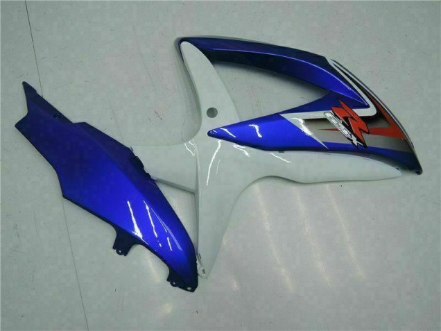 2008-2010 Blue White Suzuki GSXR 600/750 Motorcycle Fairings 2008-2010 Blue White Suzuki GSXR 600/750 Motorcycle Fairings