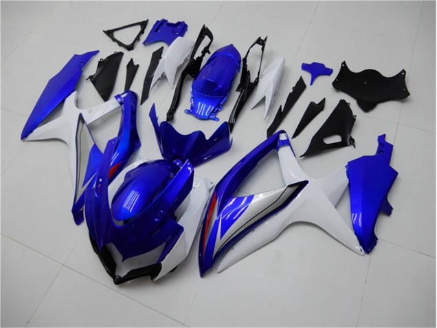 2008-2010 Blue White Suzuki GSXR 600/750 Motorcycle Fairings 2008-2010 Blue White Suzuki GSXR 600/750 Motorcycle Fairings