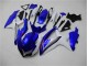 2008-2010 Blue White Suzuki GSXR 600/750 Motorcycle Fairings 2008-2010 Blue White Suzuki GSXR 600/750 Motorcycle Fairings