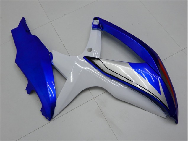 2008-2010 Blue White Suzuki GSXR 600/750 Motorcycle Fairings 2008-2010 Blue White Suzuki GSXR 600/750 Motorcycle Fairings