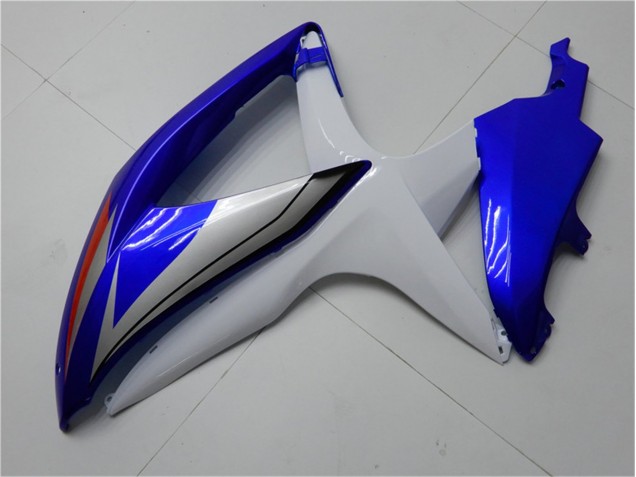 2008-2010 Blue White Suzuki GSXR 600/750 Motorcycle Fairings 2008-2010 Blue White Suzuki GSXR 600/750 Motorcycle Fairings
