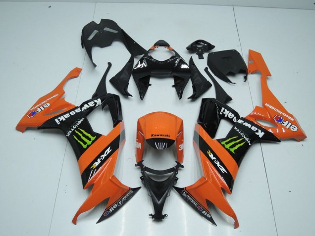 2008-2010 Orange Monster Kawasaki ZX10R Motorbike Fairing 2008-2010 Orange Monster Kawasaki ZX10R Motorbike Fairing