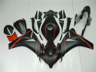 2008-2011 Matte Black Red Honda CBR1000RR Motorcycle Fairing