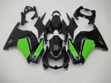 2008-2012 Black Green Kawasaki EX250 Motorcycle Fairing