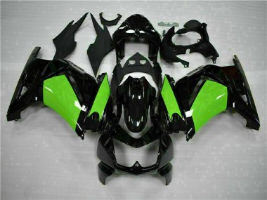 2008-2012 Black Green Kawasaki EX250 Motorbike Fairings