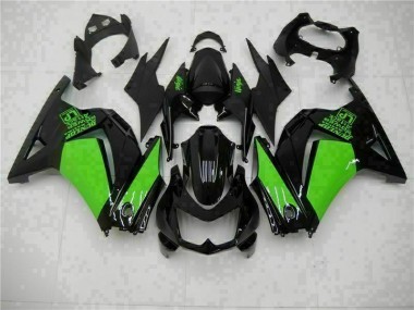 2008-2012 Black Green Ninja Kawasaki EX250 Motorcycle Bodywork