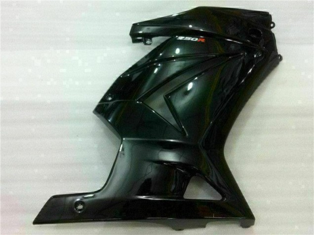 2008-2012 Black Kawasaki EX250 Motorcycle Fairings 2008-2012 Black Kawasaki EX250 Motorcycle Fairings