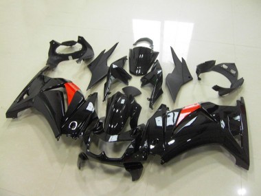 2008-2012 Black Kawasaki ZX250R Motorcycle Fairings
