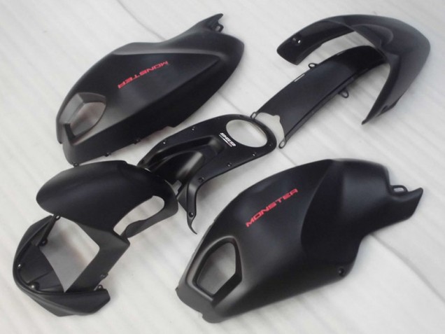 2008-2012 Black Red Monster Ducati Monster 696 Replacement Motorcycle Fairings 2008-2012 Black Red Monster Ducati Monster 696 Replacement Motorcycle Fairings