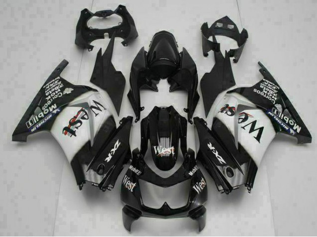 2008-2012 Black West Kawasaki EX250 Motorcycle Fairings Kits 2008-2012 Black West Kawasaki EX250 Motorcycle Fairings Kits