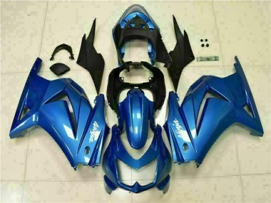 2008-2012 Blue Black White Ninja Kawasaki EX250 Moto Fairings