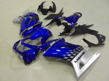 2008-2012 Blue Kawasaki ZX250R Motorcycle Fairings