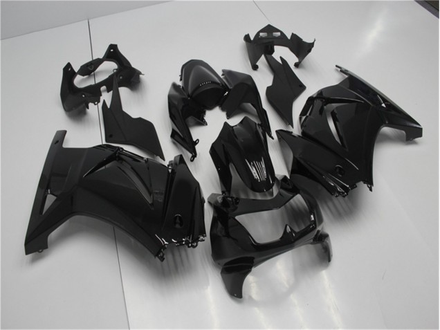 2008-2012 Glossy Black Kawasaki EX250 Motorcycle Fairing Kits 2008-2012 Glossy Black Kawasaki EX250 Motorcycle Fairing Kits
