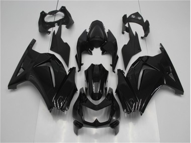 2008-2012 Glossy Black Kawasaki EX250 Motorcycle Fairing Kits