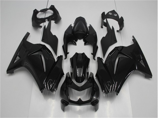 2008-2012 Glossy Black Kawasaki EX250 Motorcycle Fairing Kits 2008-2012 Glossy Black Kawasaki EX250 Motorcycle Fairing Kits