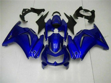 2008-2012 Glossy Blue Kawasaki EX250 Motorcycle Fairings Kit