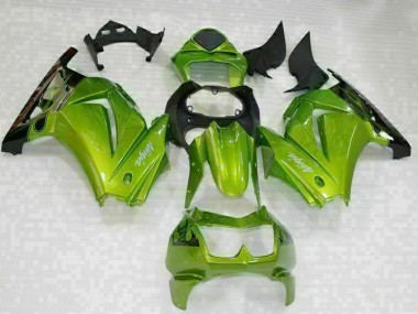 2008-2012 Green Black Kawasaki EX250 Motorcycle Fairings