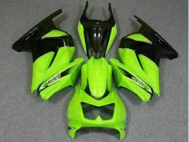 2008-2012 Green Black Ninja Kawasaki EX250 Motor Bike Fairings