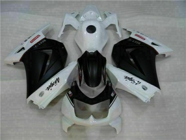 2008-2012 White Black Ninja Kawasaki EX250 Motorbike Fairings