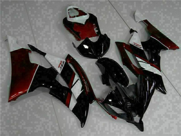 2008-2016 Black Yamaha YZF R6 Motorcycle Fairings 2008-2016 Black Yamaha YZF R6 Motorcycle Fairings