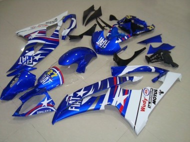 2008-2016 Blue White Fiat 27 Red Wudy Yamaha YZF R6 Motorcycle Fairings Kits