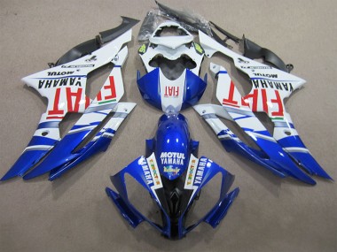 2008-2016 Blue White Motul Red Fiat Yamaha YZF R6 Motorbike Fairing
