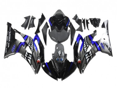 2008-2016 Grey Blue Shark Yamaha YZF R6 Motorcycle Fairing Kit